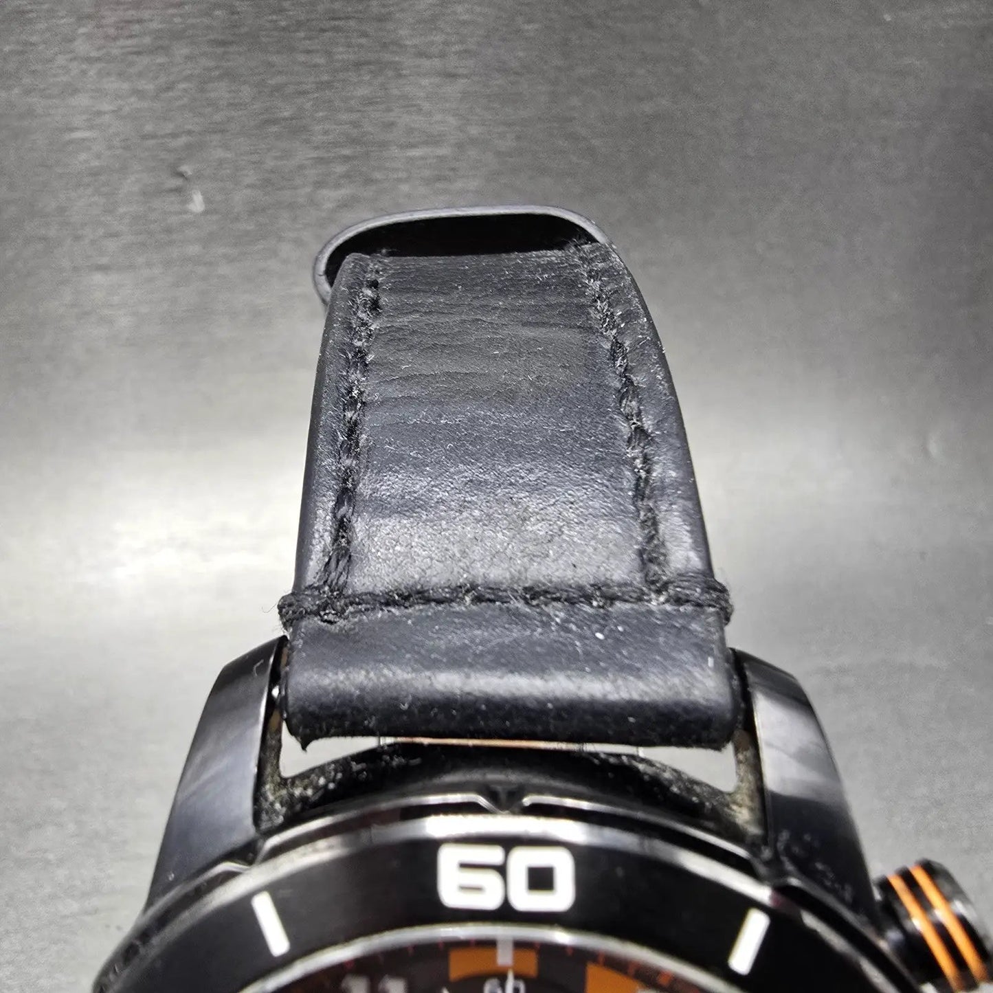 Citizen Eco-Drive Chronograph Dive Watch Men 45mm Gray Dial Black Tone Date Runs4