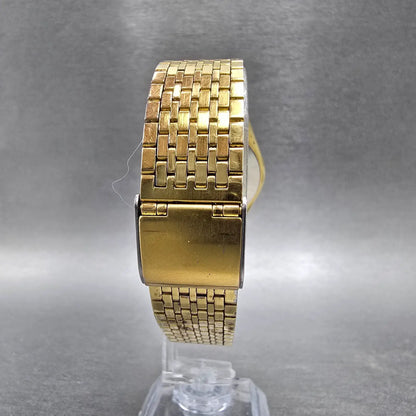 Seiko 7813-8009 Watch Case & Cream Dial Gold Tone Round 37mm W/Crystal and Hands7
