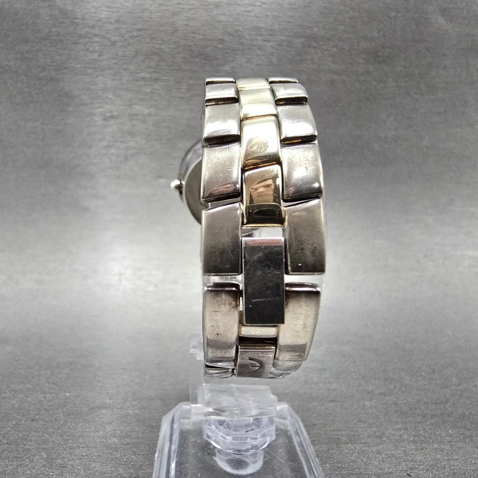 Ecclissi Watch Women 27mm Silver Dial Two Tone Sterling Silver 32250 New Battery8