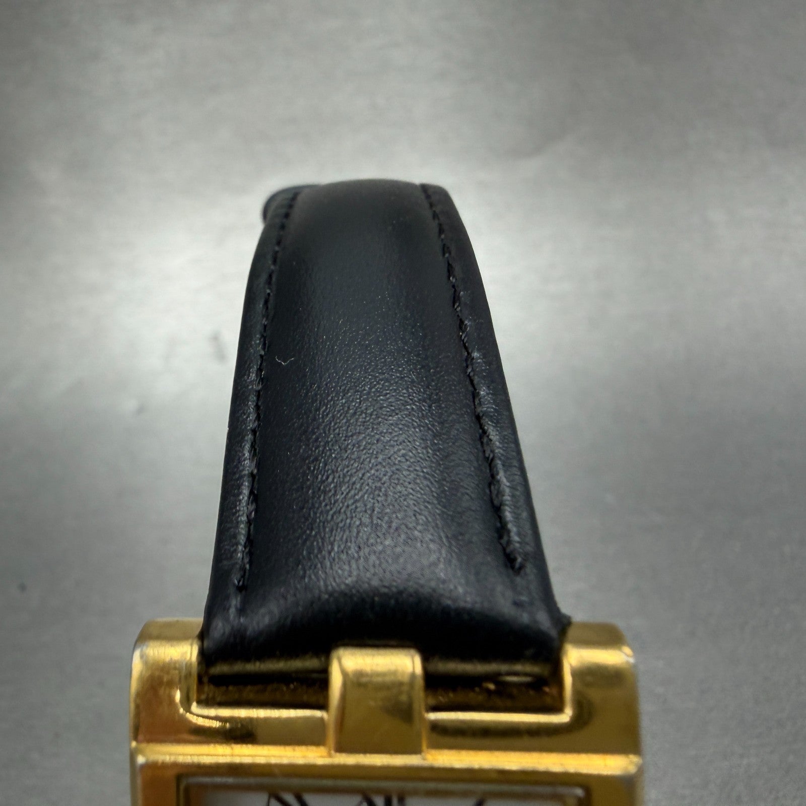 Bulova Tank Watch Men 26mm White Dial Gold Tone Date Rectangle 97B41 New Battery4