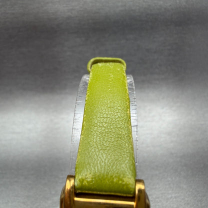 Seiko Tank Watch Women 18mm White Dial Gold Tone Rectangle V401-5650 New Battery4