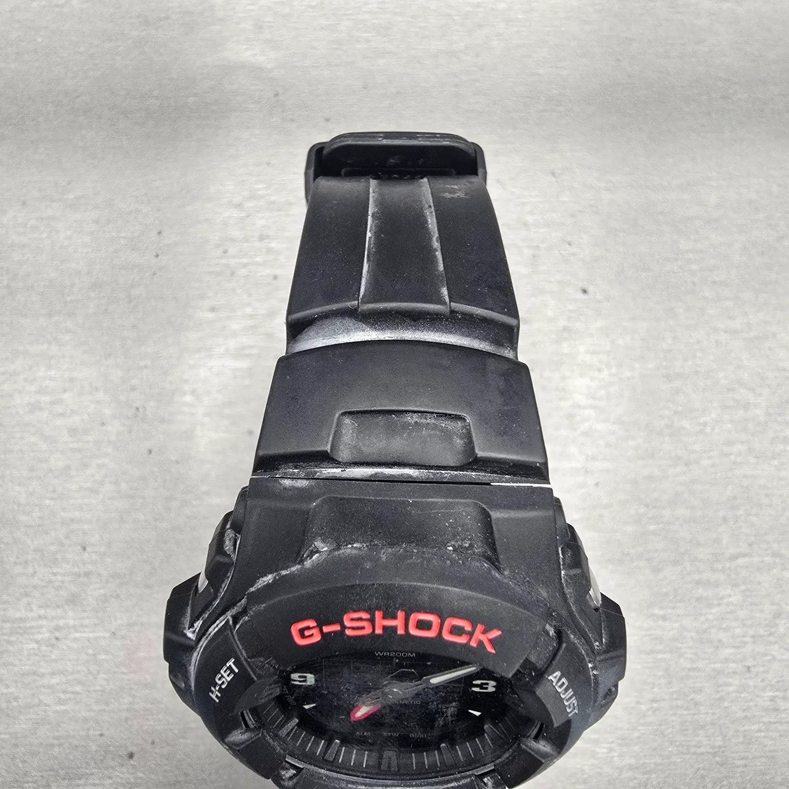 Casio G-Shock G-100 Watch Men 47mm Black Dial Black Case Alarm New Battery4