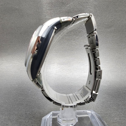 Casio Wave Ceptor Watch Women 37mm Digital Silver Tone Alarm Chrono New Batt B12