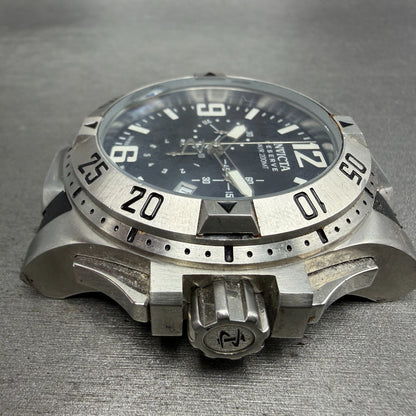 Invicta Excursion Chronograph Watch Men 50mm Black Dial Steel Date 6262 New Batt5