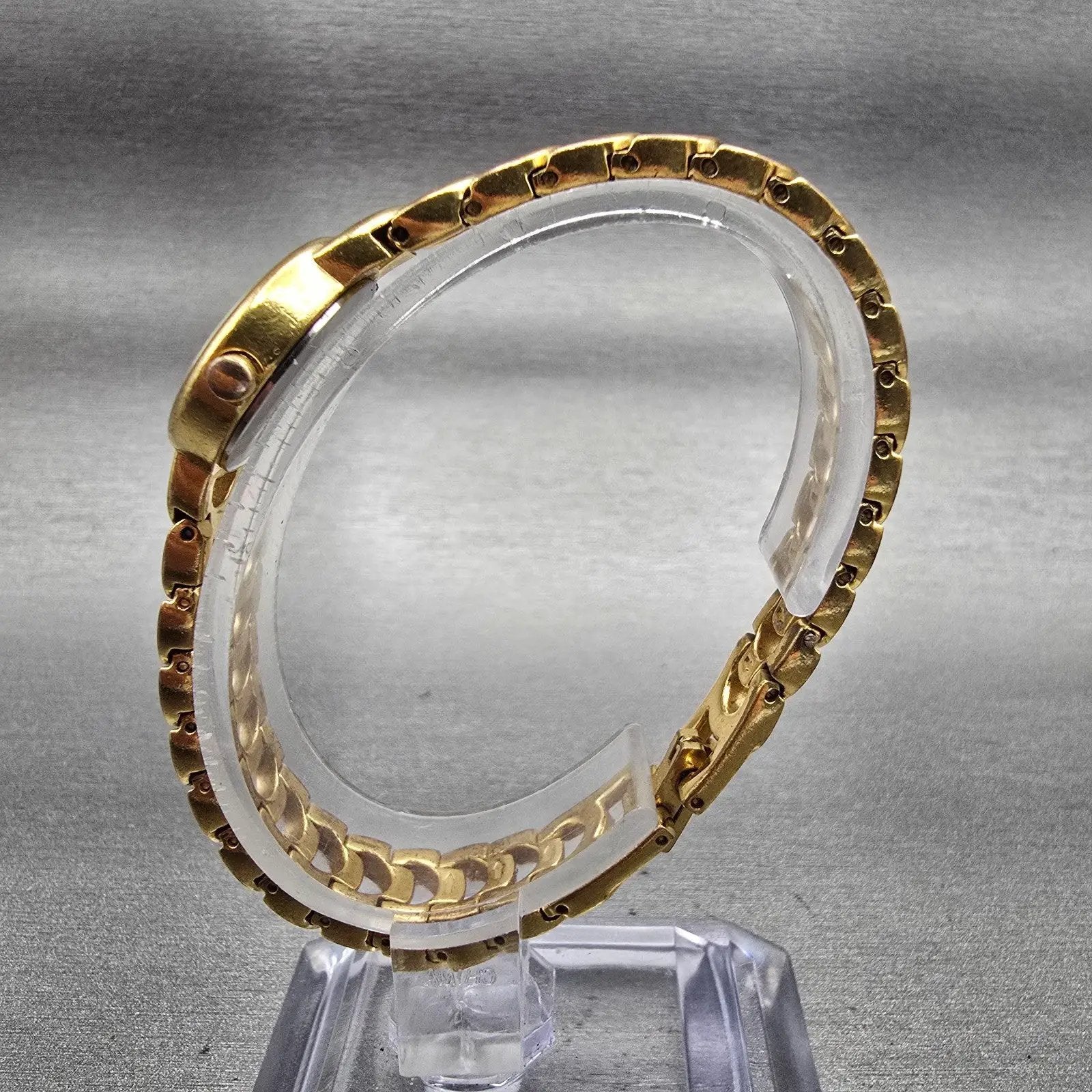 Seiko Pulsar Watch Women 19mm MOP Dial Gold Tone Round 1N00-X145 New Battery VTG6
