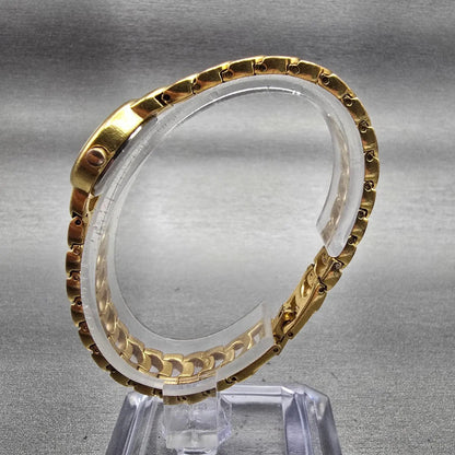Seiko Pulsar Watch Women 19mm MOP Dial Gold Tone Round 1N00-X145 New Battery VTG6
