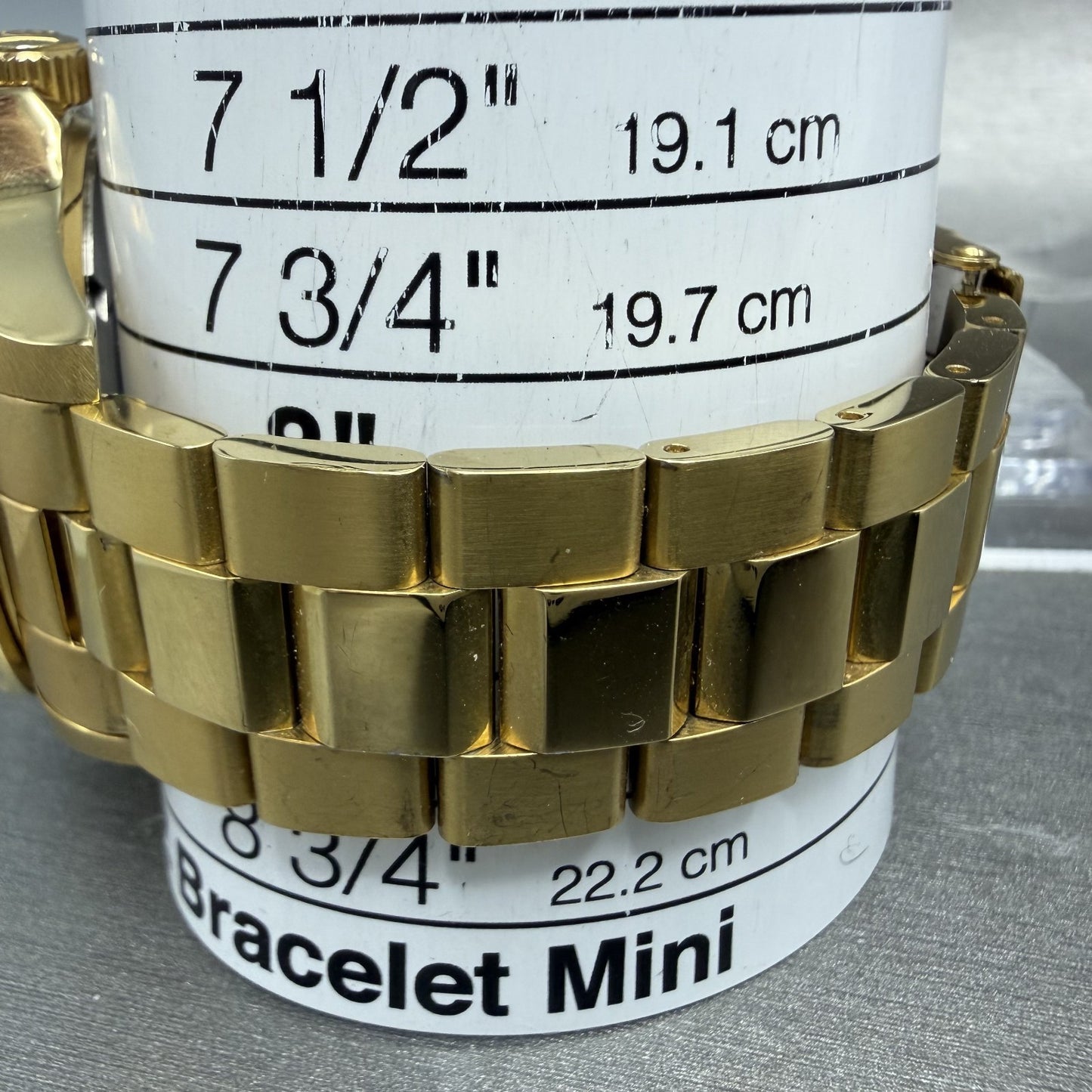 Invicta Dive Watch Men 43mm Champagne Dial Gold Tone Date Round 15032 New Batt10