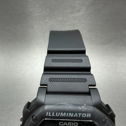 Casio Illuminator F-108WH Watch Men 43mm Black Alarm Chrono Digital New BatteryL5