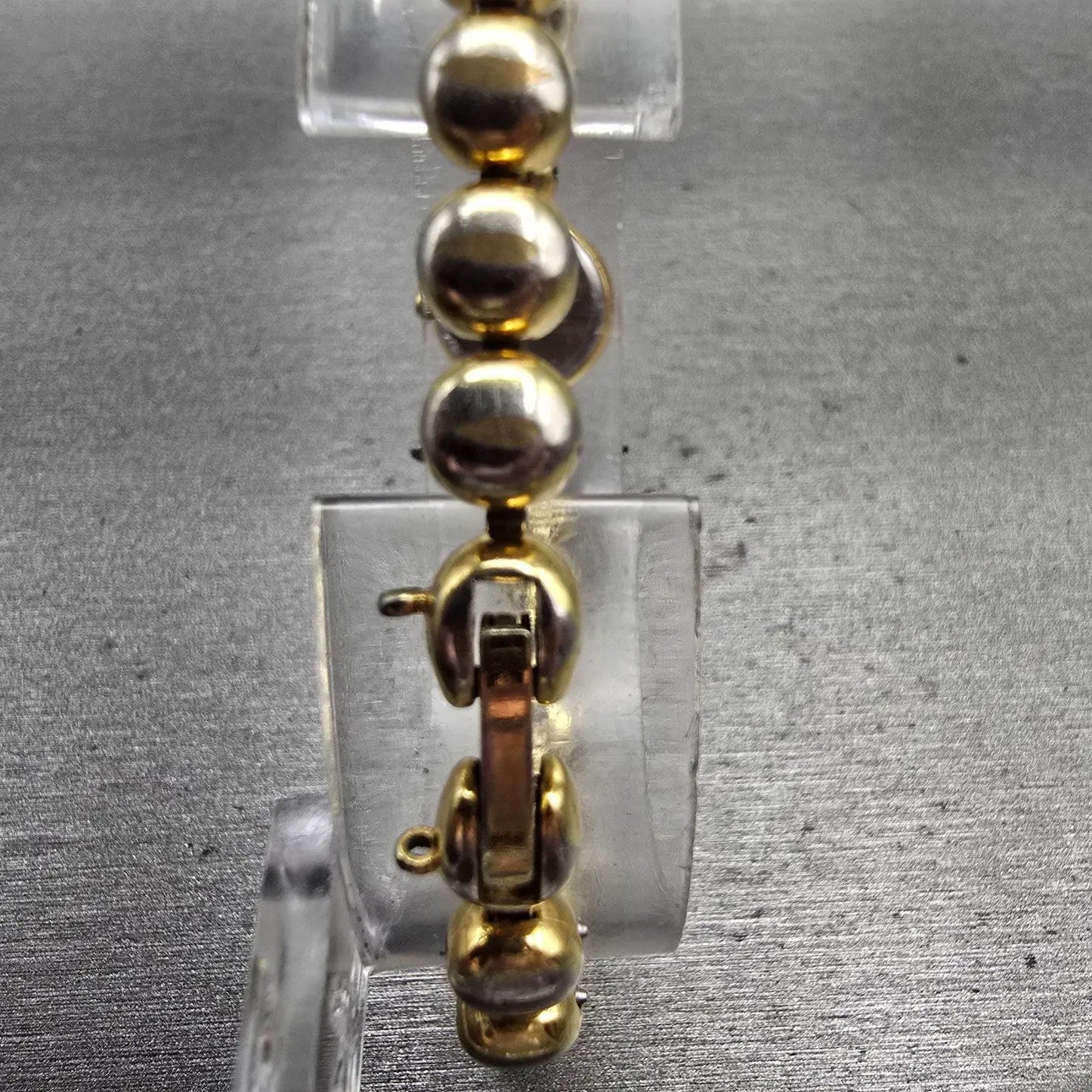 Seiko Watch Women 14mm Champagne Dial Gold Tone Round 1E20-0079 New Battery VTG7