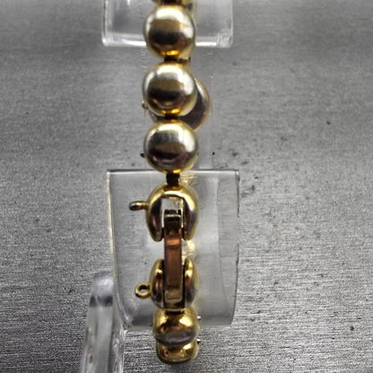 Seiko Watch Women 14mm Champagne Dial Gold Tone Round 1E20-0079 New Battery VTG7