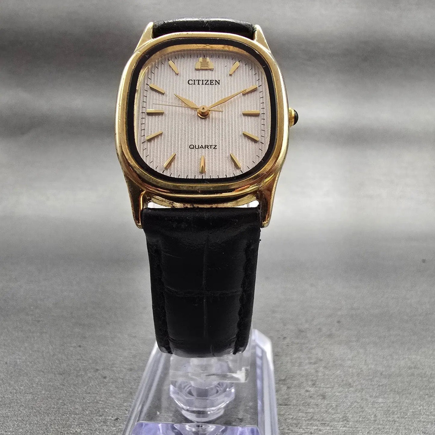 Citizen Watch Women 26mm Silver Dial Gold Tone Oval 9630-B00314 New Battery5