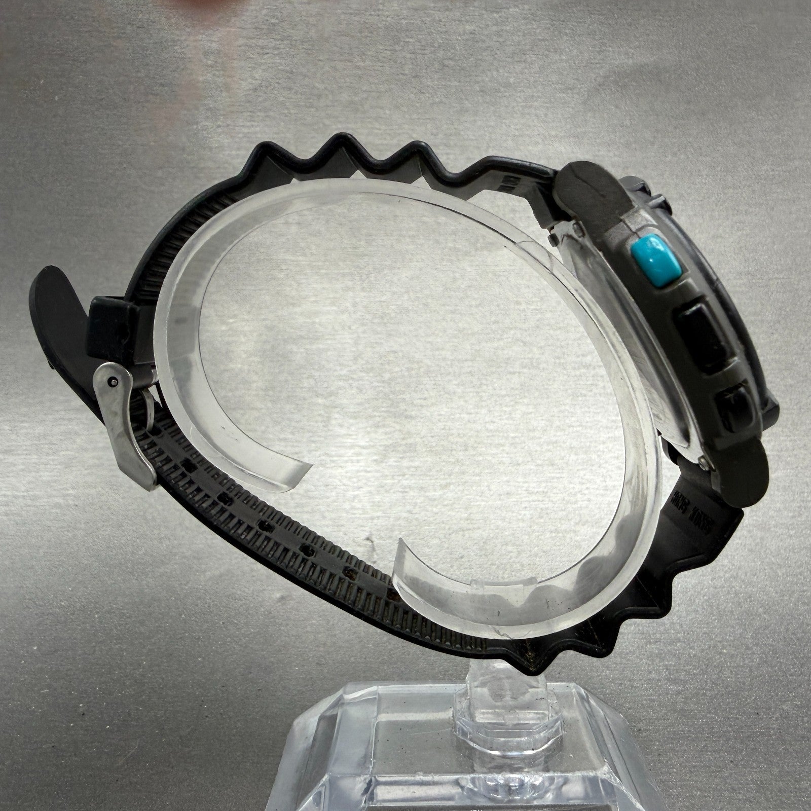 Timex Ironman Triathlon Watch Men 44mm Digital Black Chrono 100 lap READ! Newbat7