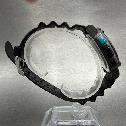 Timex Ironman Triathlon Watch Men 44mm Digital Black Chrono 100 lap READ! Newbat7