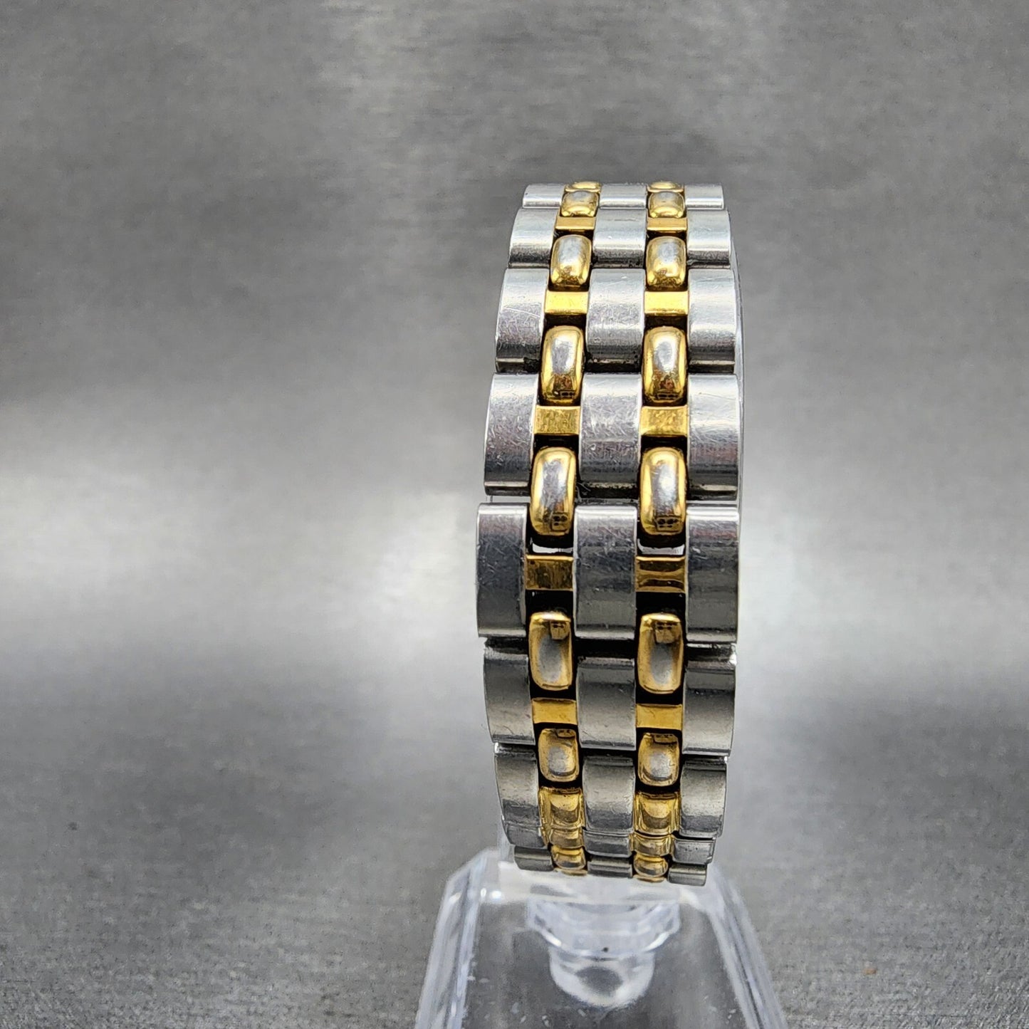 Raymond Weil Tango Tank Watch Women 17mm MOP Dial Two Tone Rectangle New Battery7