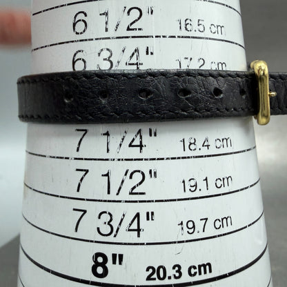Citizen Tank Watch Women 18mm Black Dial Gold Tone Rectangle 3220-325435 New Bat10