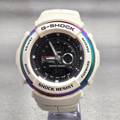 Casio G-Shock G306-X Watch Men 46mm White Black Chronograph Alarm New Battery0