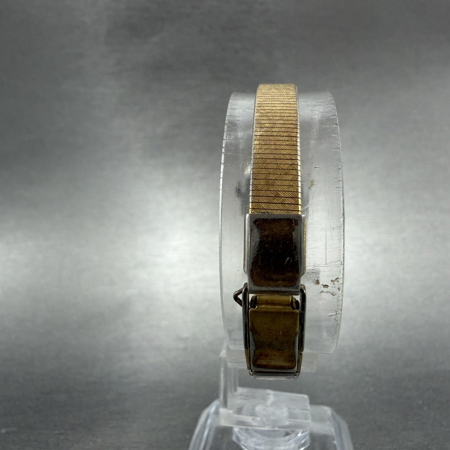 Seiko Watch Women 16mm Champagne Dial Gold Tone Rectangle 1400-6579 New Battery7