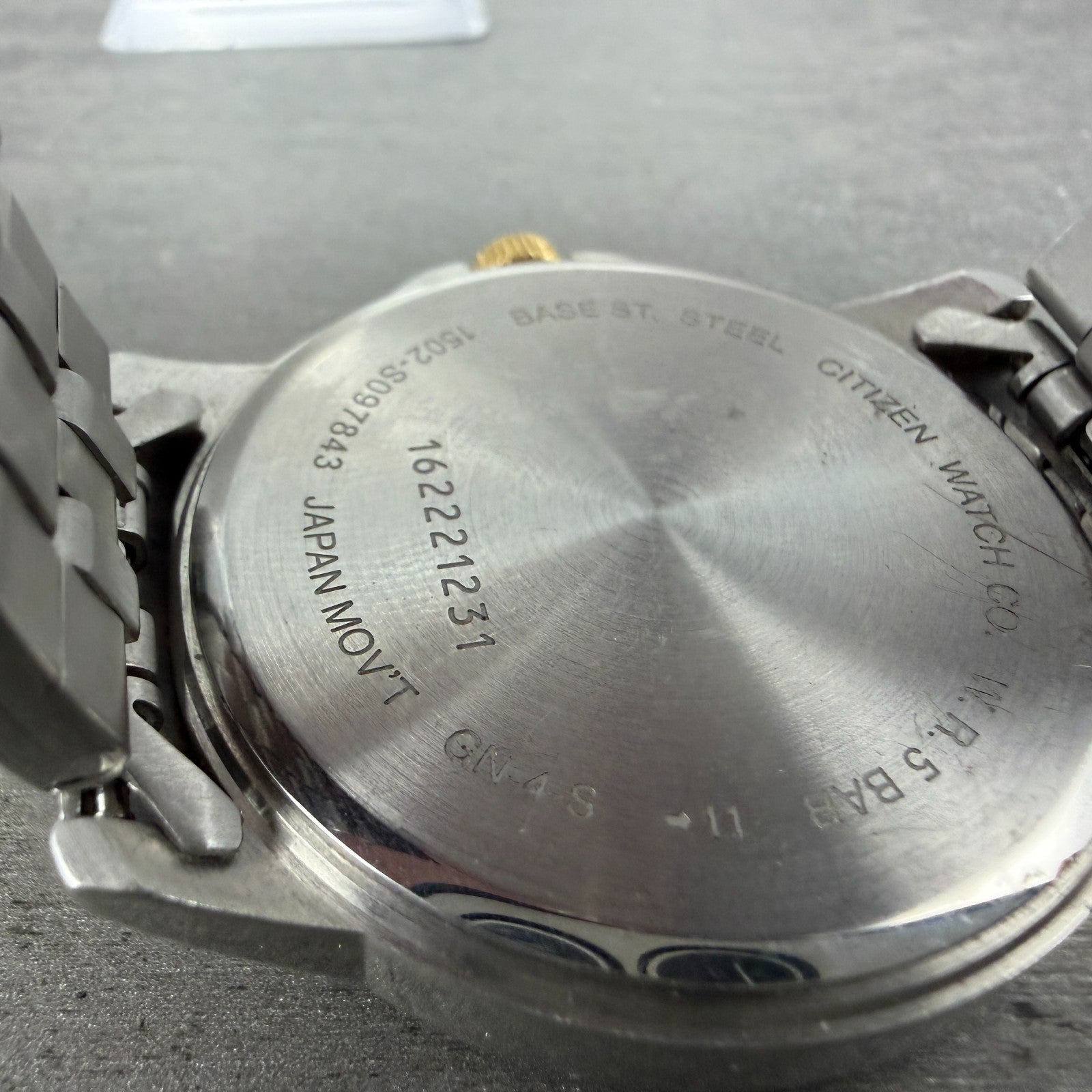 Citizen Watch Men 41mm Black Dial Two Tone Daydate Round 1502-S097843 New Batt9