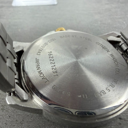 Citizen Watch Men 41mm Black Dial Two Tone Daydate Round 1502-S097843 New Batt9