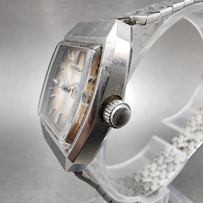 Seiko Automatic Watch Women 23mm Brown Dial Silver Tone Daydate 22063050 Runs2