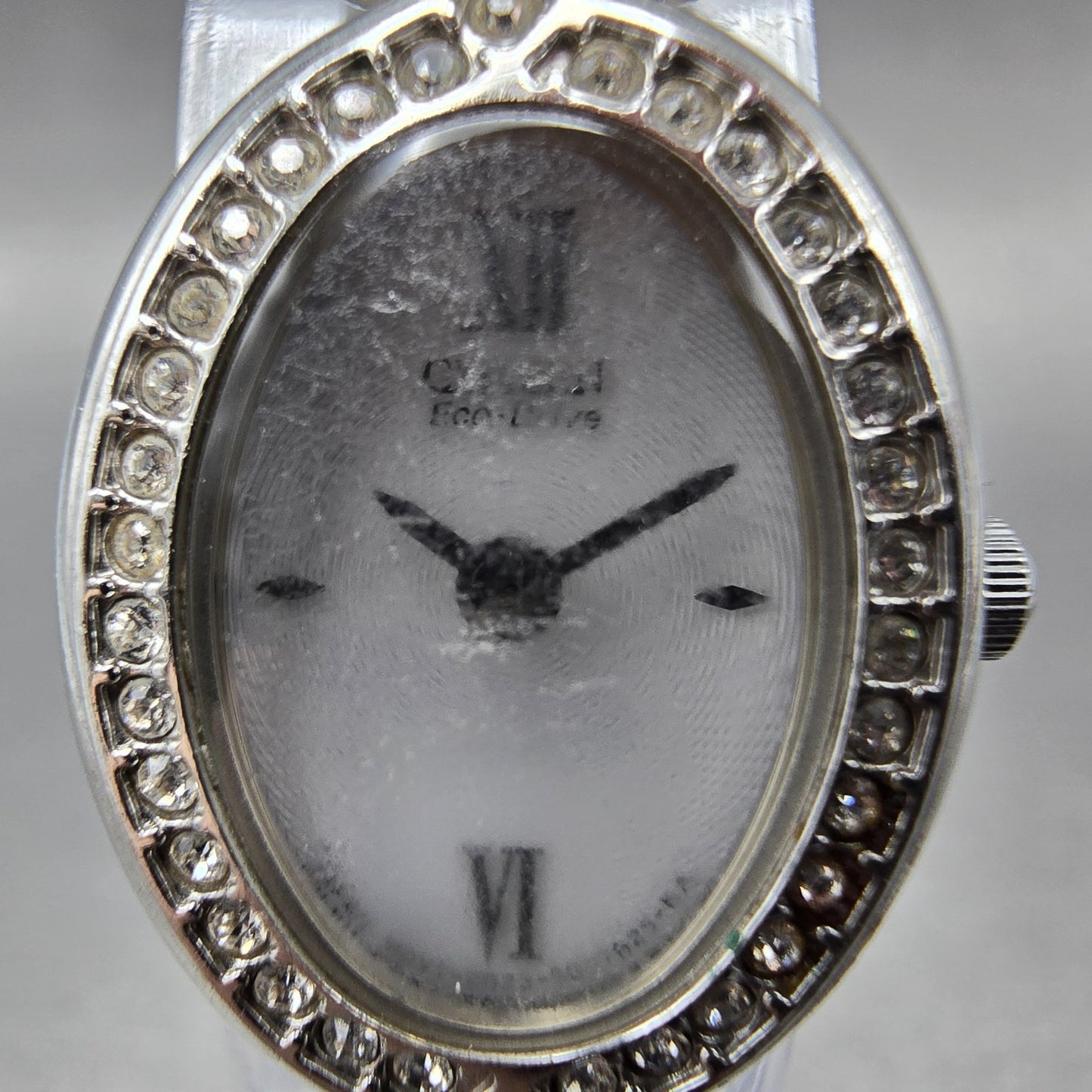 Citizen Eco-Drive Watch Women 18mm White Dial Silver Tone B023-S021910 Runs1