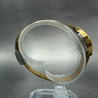 Seiko Watch Women 23mm Champagne Dial Gold Tone Round 2621-5090 New Battery8