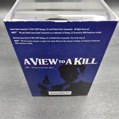 Swatch Digital James Bond A View To A Kill Watch Men 34mm SIB101 New Battery NOS9