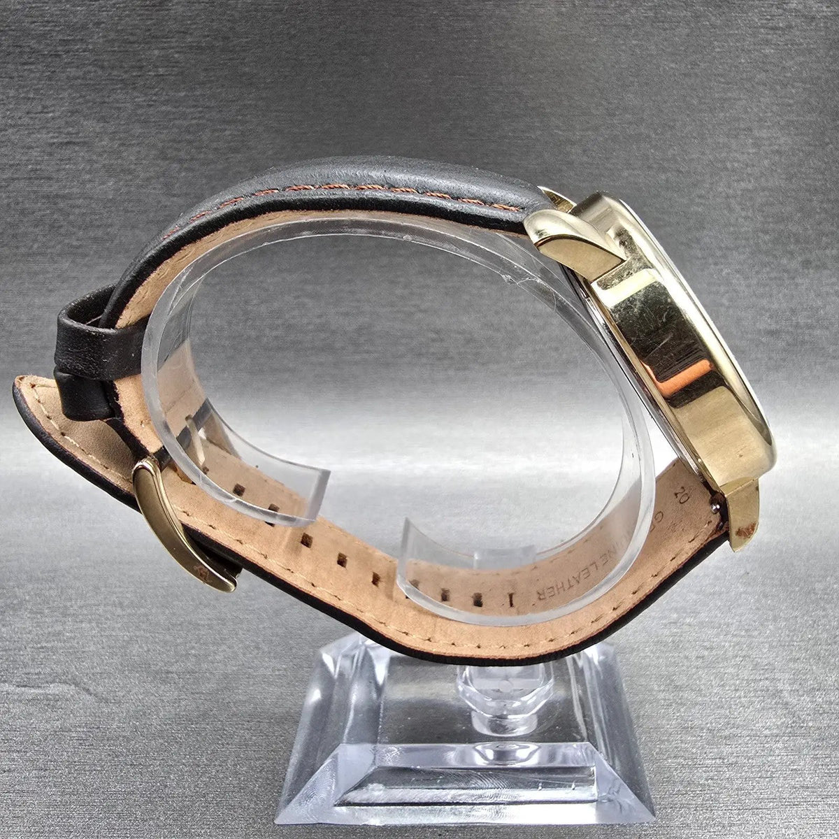 Fossil Rhett Watch Men 42mm White Dial Gold Tone Chrono Date BQ1009 New Battery8