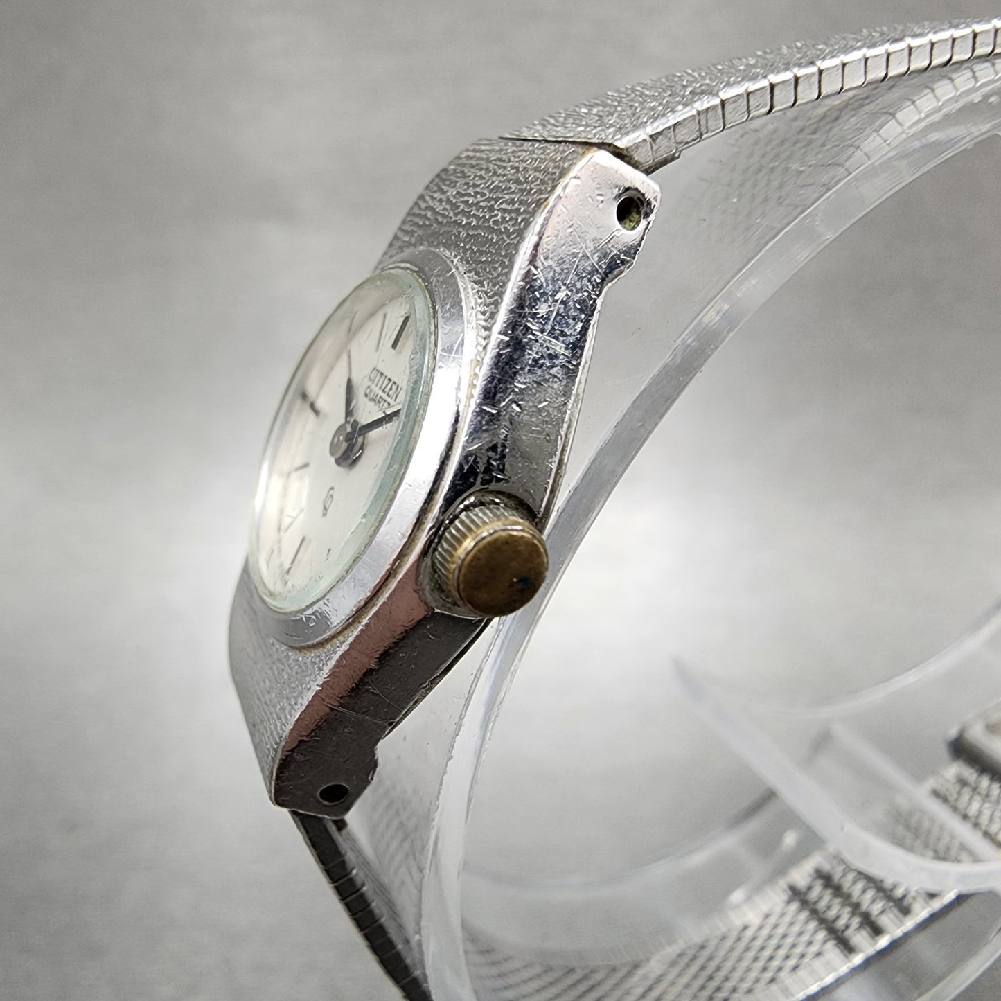 Citizen CQ Watch Women 17mm Silver Dial Silver Tone 3220891244 New Battery2