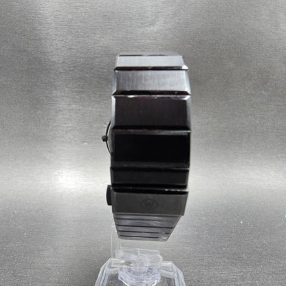 Movado Museum Watch Men 32mm Black Dial Black Tone Round 84-40-880-A PARTS8