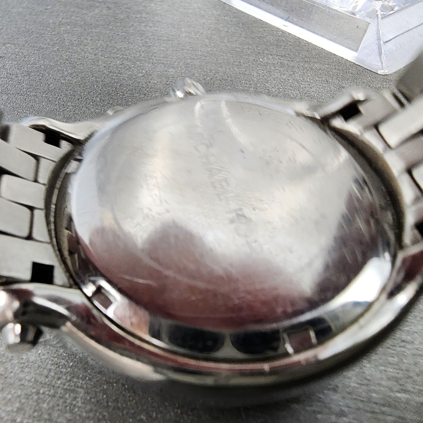 Michael Kors Chronograph Watch Women 41mm White Dial Silver Date MK5171 New Batt9