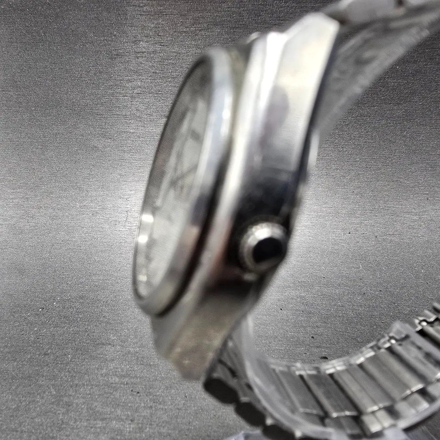Seiko SQ Watch Men 36mm Silver Dial Silver Tone Daydate 0903-8139 New Battery2