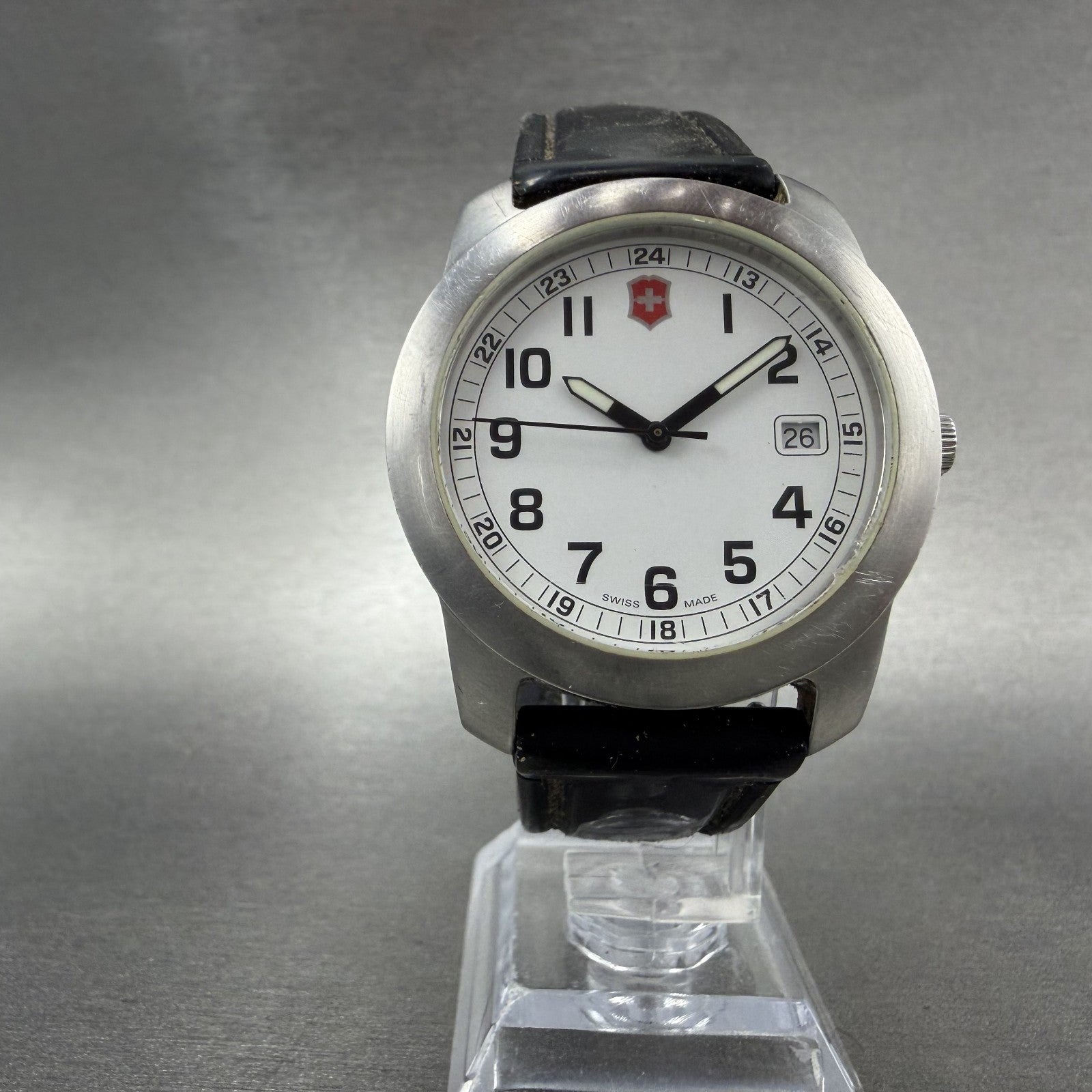 Victorinox Swiss Army Field Watch Men 38mm White Dial Steel 26000.CB PARTS6