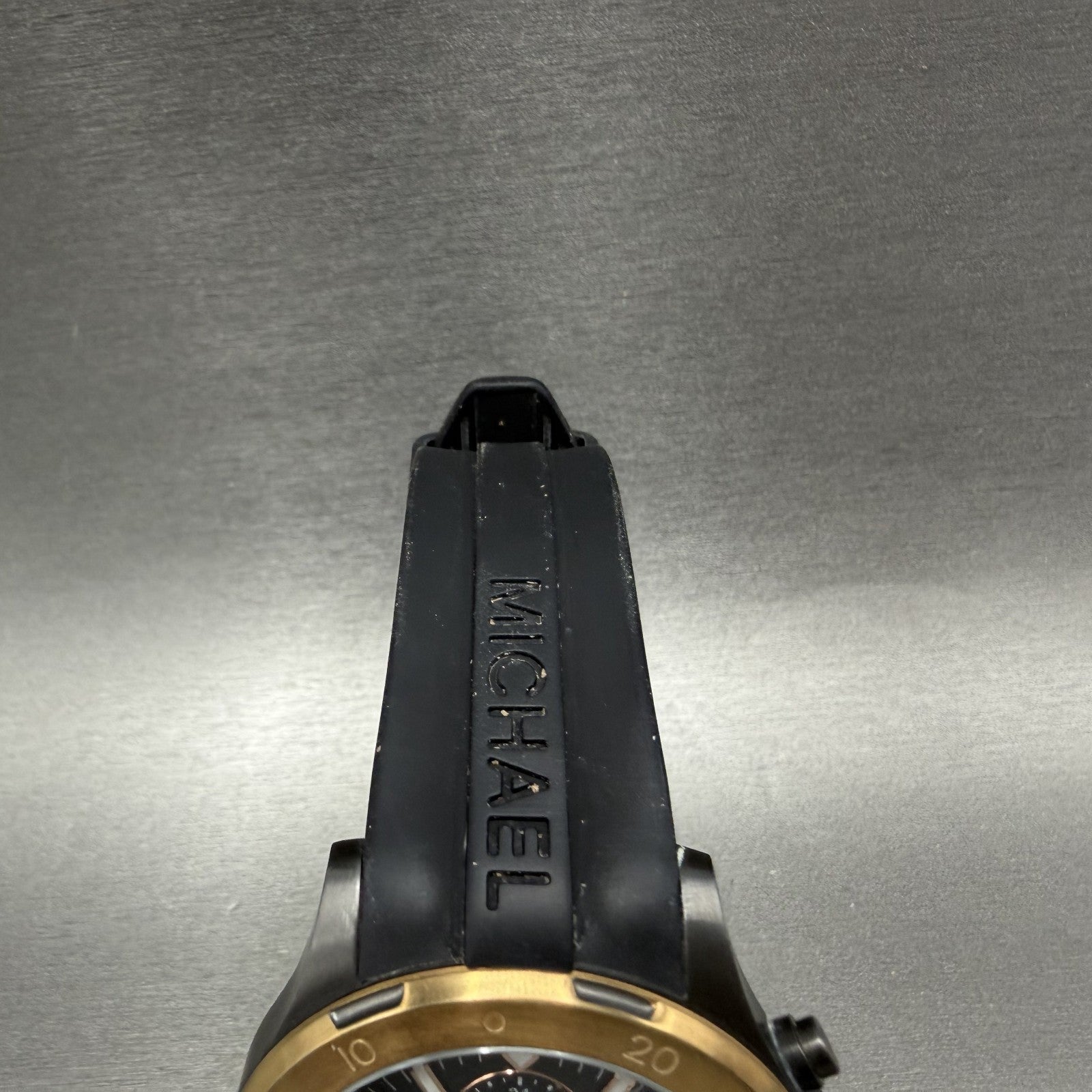 Michael Kors Walsh Chronograph Watch Men 44mm Black Dial Black Tone Date MK85685