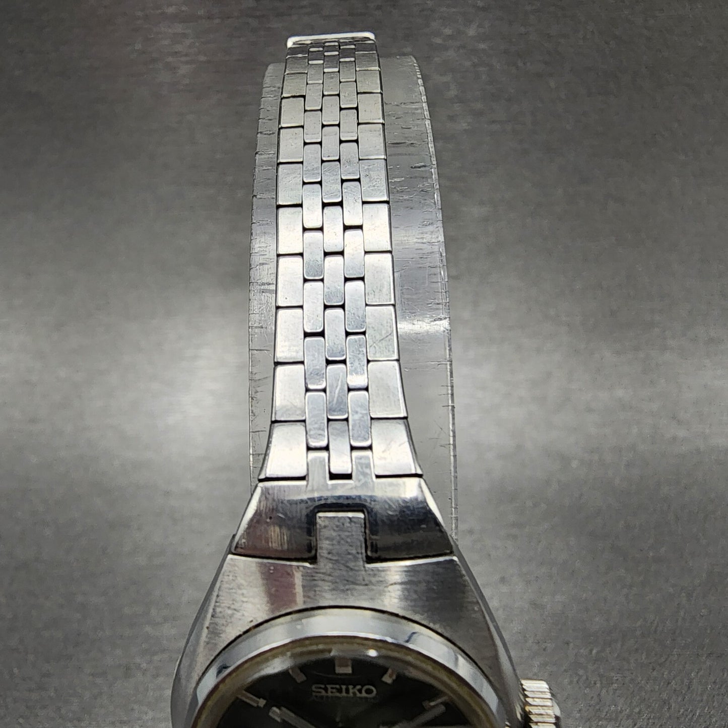 Seiko Automatic Watch Women 24mm Green Dial Silver Tone Daydate 22060240 PARTS5