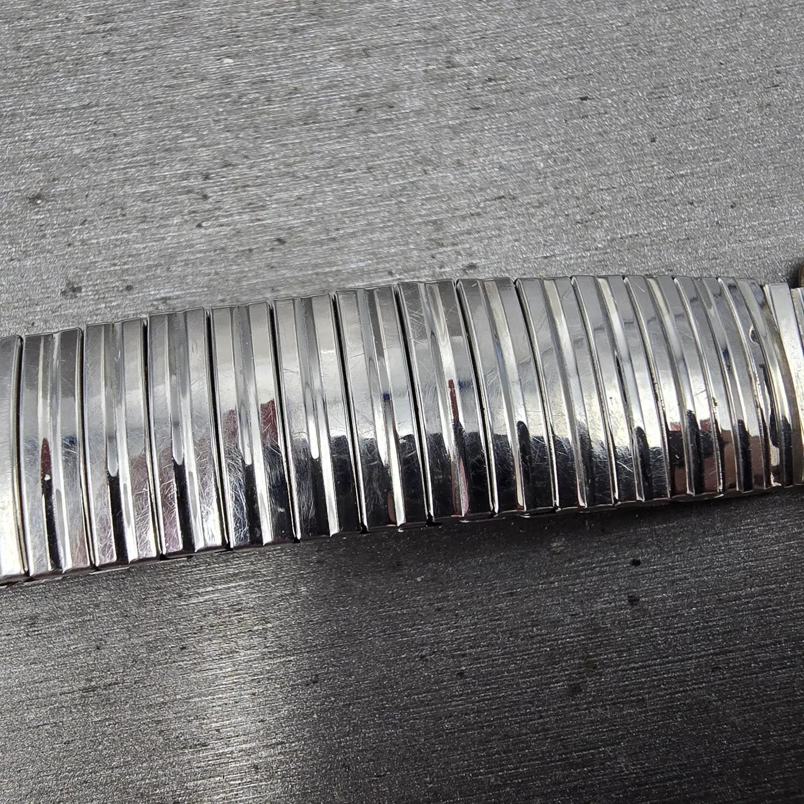 Navajo Sterling Silver Watch Band Tips 17mm Eagle Feather Design Vintage4
