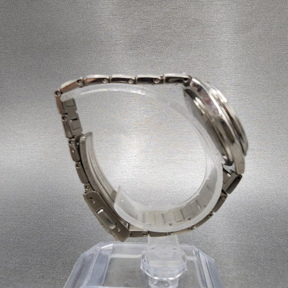 Seiko Solar Watch Women 29mm MOP Dial Titanium Date Round V1820AA0 Runs8