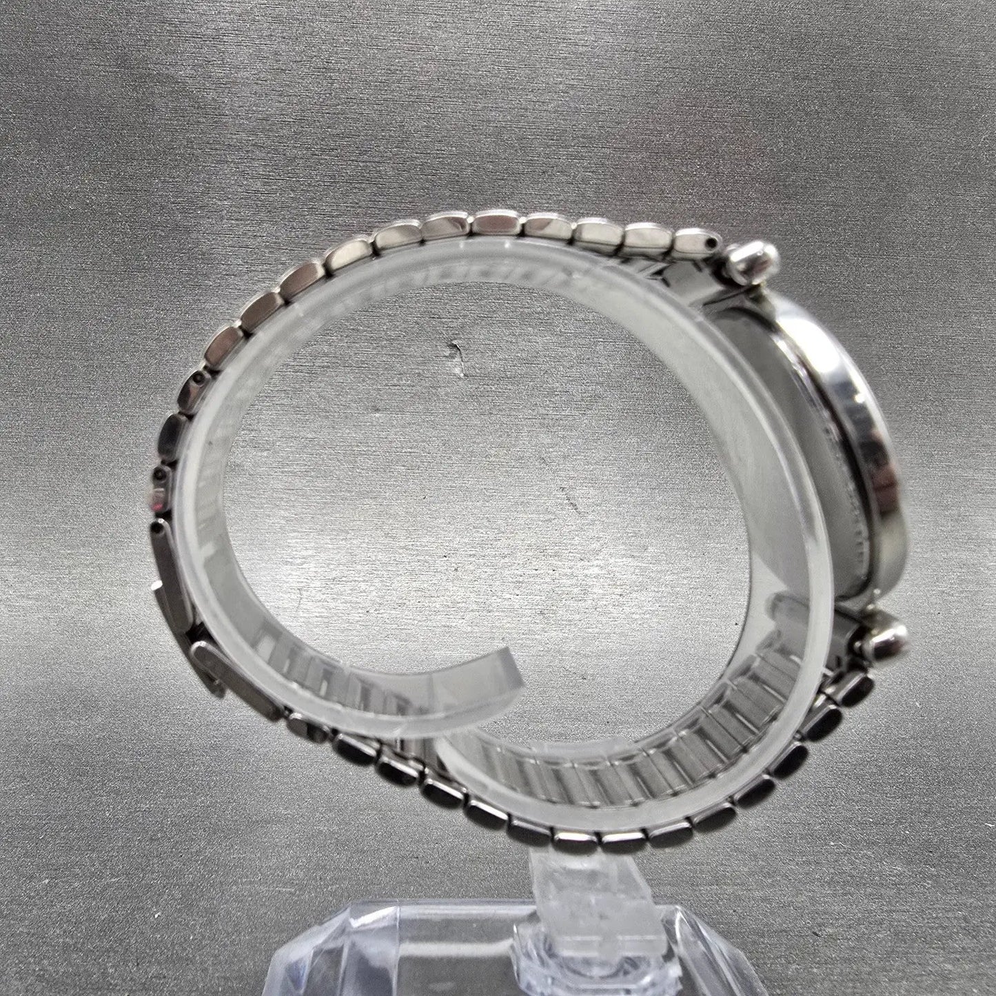 Seiko Dolce Watch Men 32mm White Dial Two Tone Round 9530-6030 PARTS9