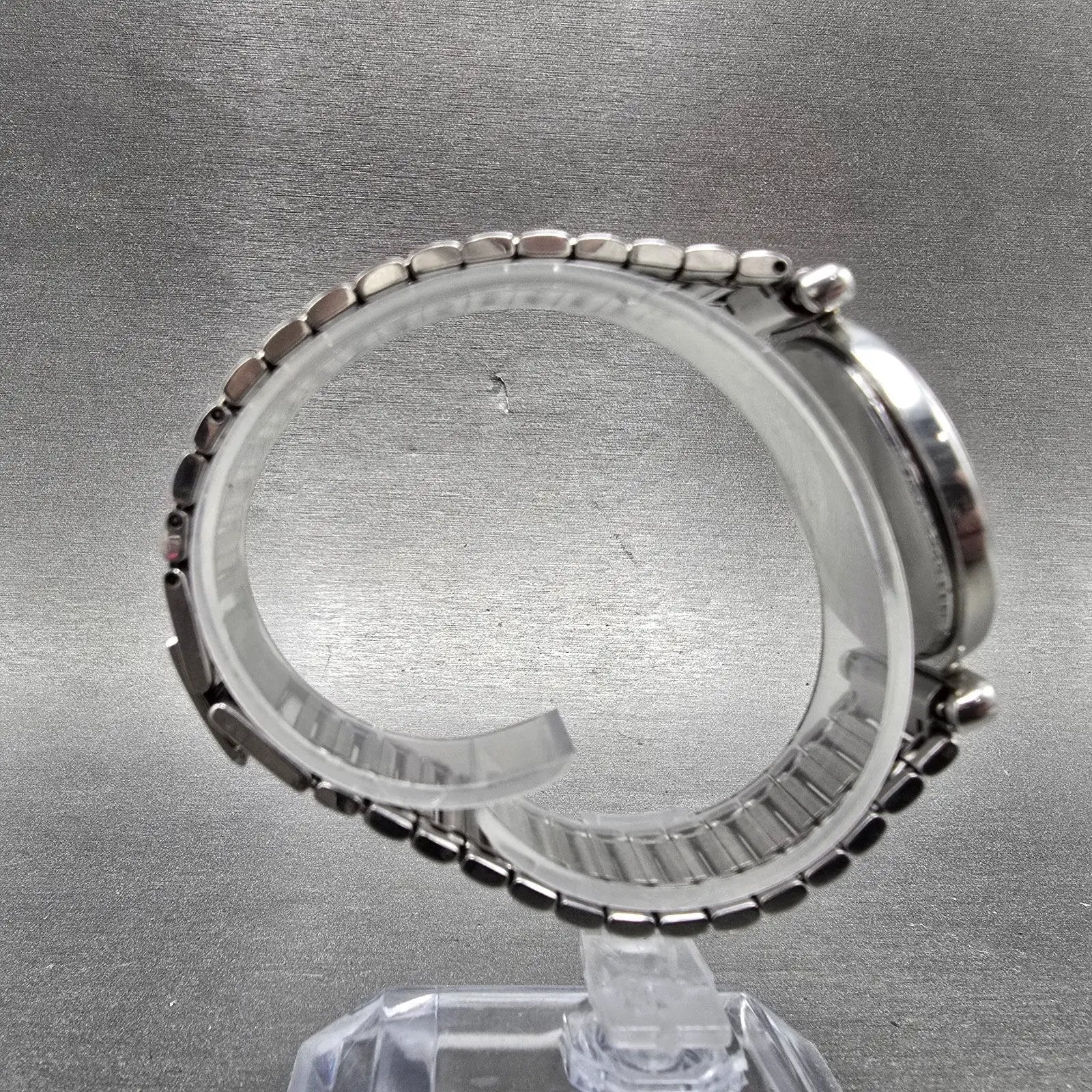 Seiko Dolce Watch Men 32mm White Dial Two Tone Round 9530-6030 PARTS9