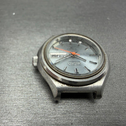 Seiko Automatic Watch Women 24mm Gray Dial Silver Tone Daydate 2706-0010 Runs4