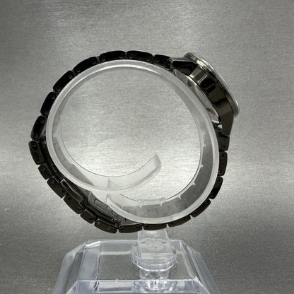 Movado Bold Watch Women 25mm Black Dial Black Tone Round 3600326 New Battery8