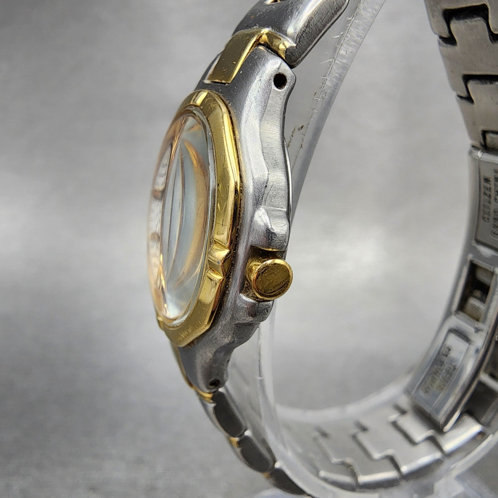 Citizen Elegance Watch Women 24mm Silver Dial Two Tone 5930S65521 New Battery2