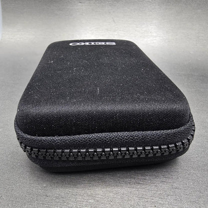 Seiko Travel Watch Case Black Fabric Plastic Rectangle Zipper3