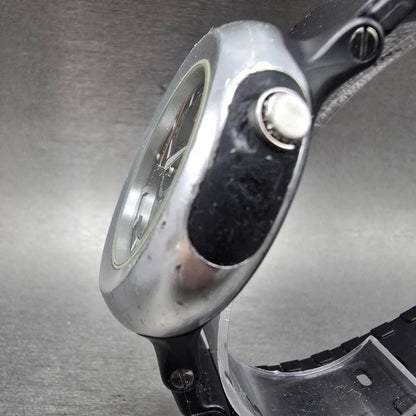 Nike Oregon Watch Men 45mm Black Dial Aluminum Date Round WA0021 New Battery3