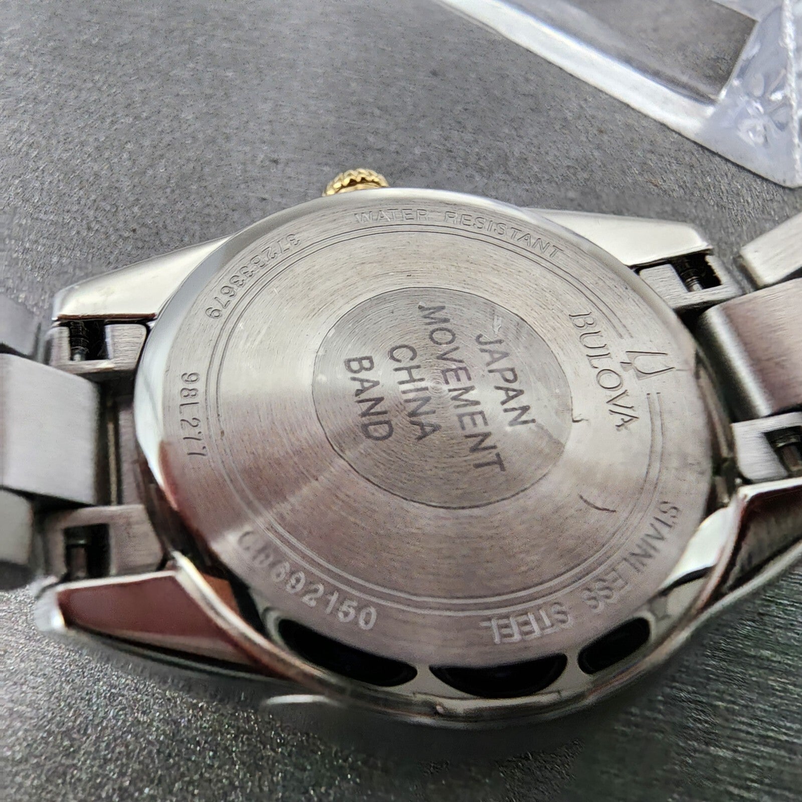 Bulova Sutton Watch Women 28mm White Dial Two Tone Round Stainless Steel 98L2779
