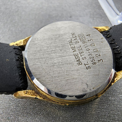 VTG Seiko SQ Watch Women 23mm Champagne Dial Gold Tone Daydate Round New Battery