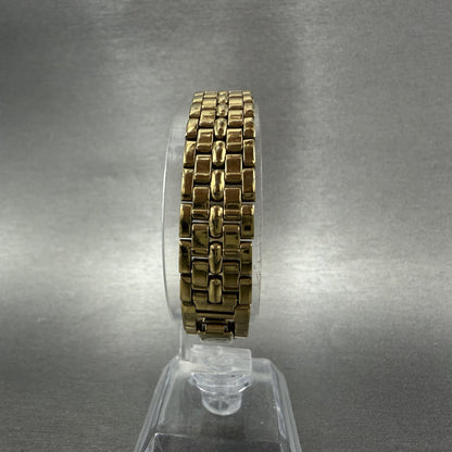 Seiko Watch Women 19mm White Dial Gold Tone Round V4010518 New Battery7