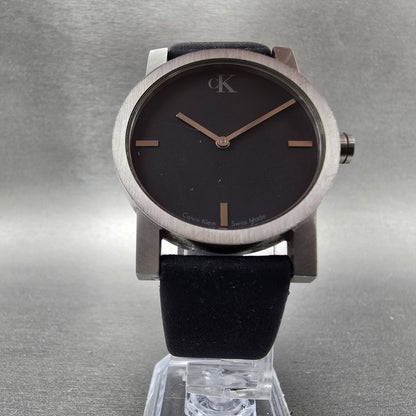 Calvin Klein Watch Men 35mm Gray Dial Silver Tone Round K7111 PARTS6