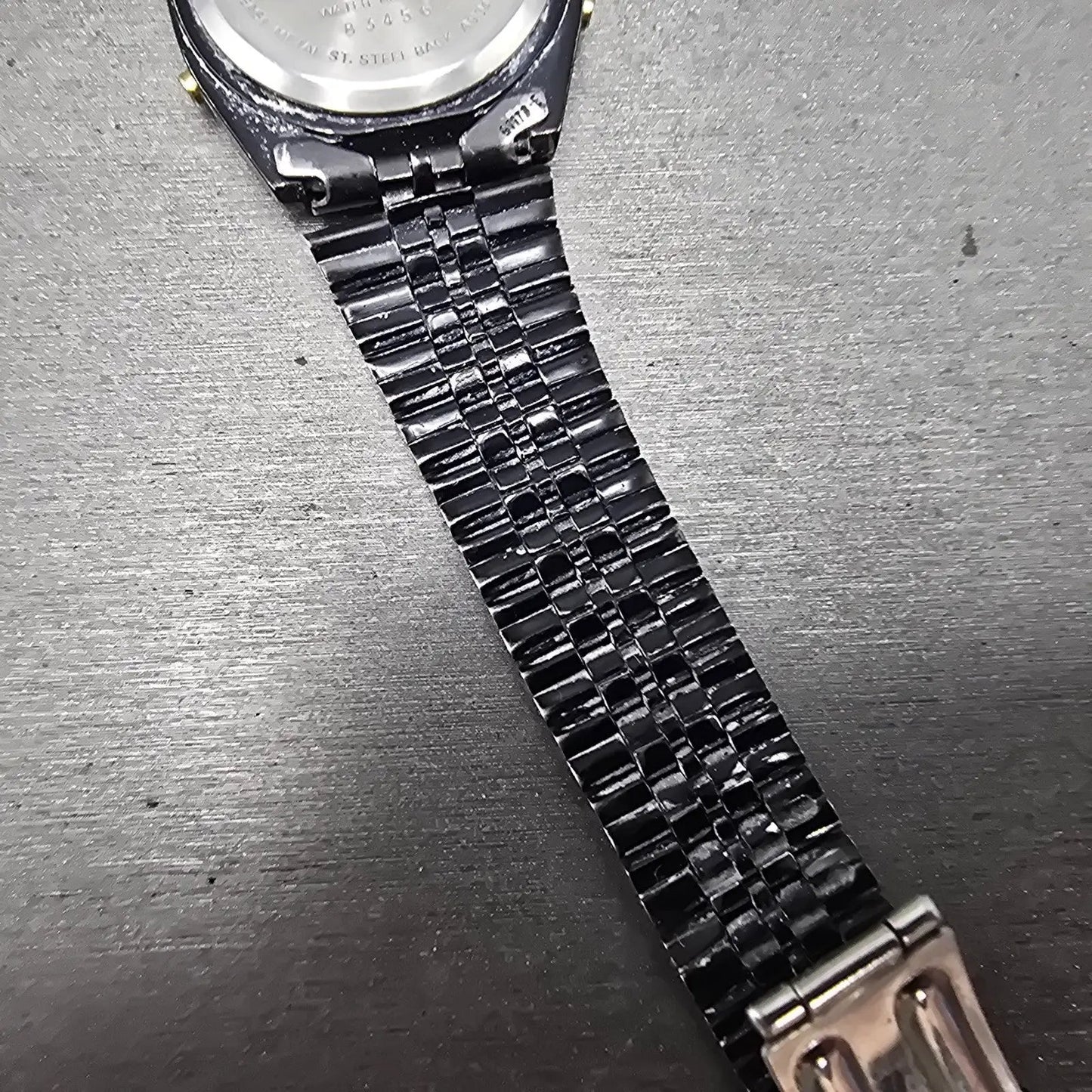 Seiko Digital Watch Men 33mm LCD Black Tone Alarm Chronograph A904-5019 PARTS15