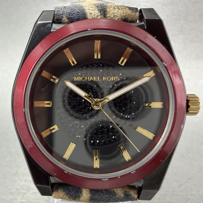 Michael Kors Channing Watch Women 40mm Black Dial Black Tone Round MK2855 Newbat1